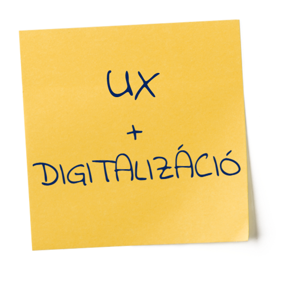 UX + digitalizáció